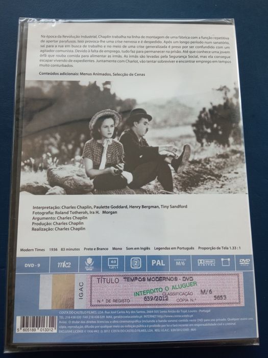 Tempos Modernos - Charles Chaplin (1936)