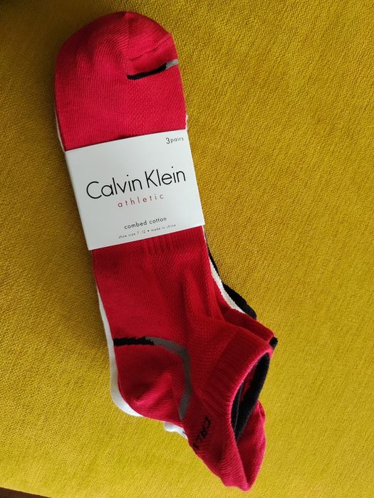 Oryginalny 3-Pack Skarpet Calvin Klein (Rozmiar 41-45) – Nowy!