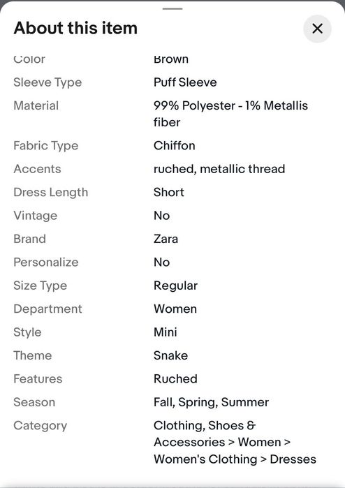 Міні плаття Zara