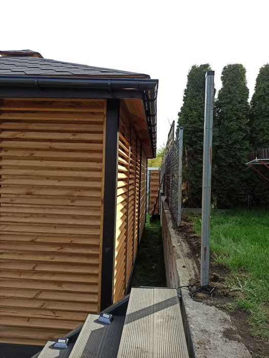 Domek ogrodowy letniskowy  drewniany "DUBAJ" 6x3 Black Edition!