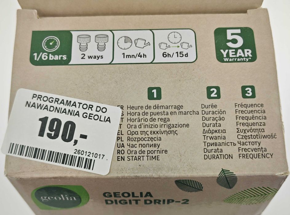Sterownik nawadniania elektroniczny Geolia 2