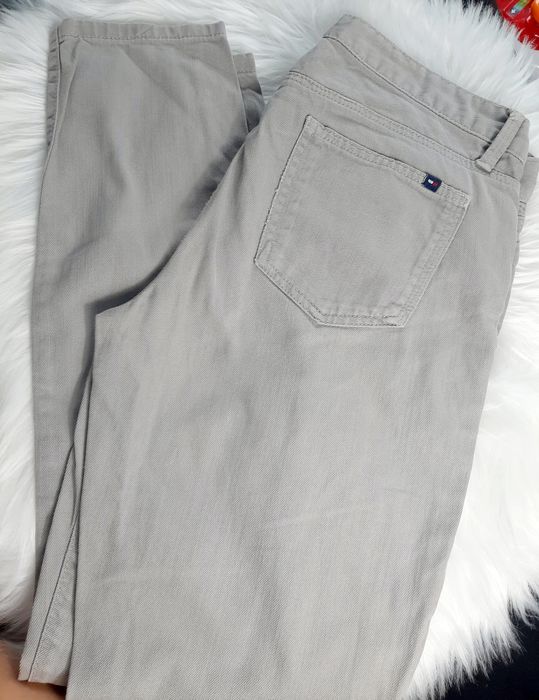 Spodnie jeansy dżinsy proste nogawki do kostek Tommy Hilfiger