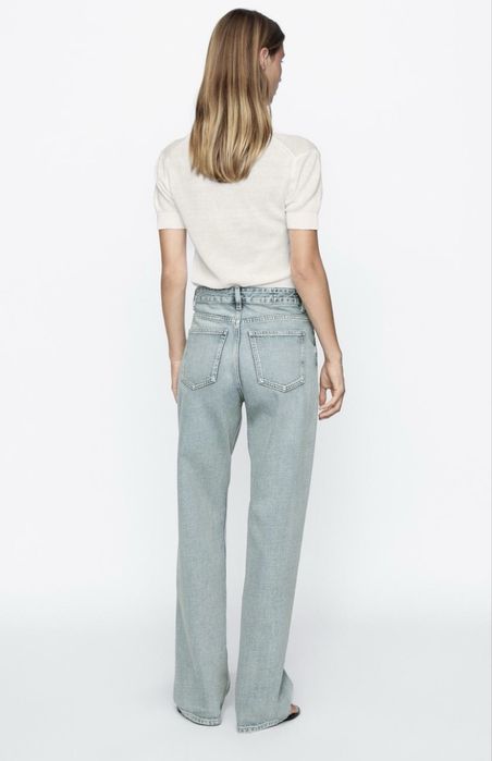 Джинси Massimo Dutti  середньої талії широкої форми