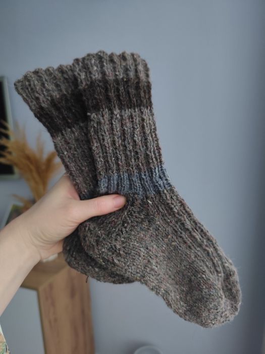 Шкарпетки в'язані теплі нові 40-42