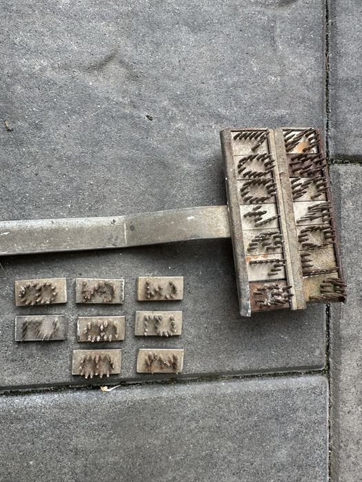 Stara tatuownica dwurzędowa vintage PRL oldschool