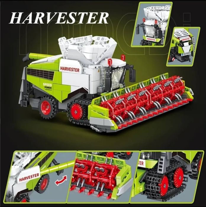 Конструктор комбайн Harvester 920 блоков Lego  CLAAS  Lexiion 8700
