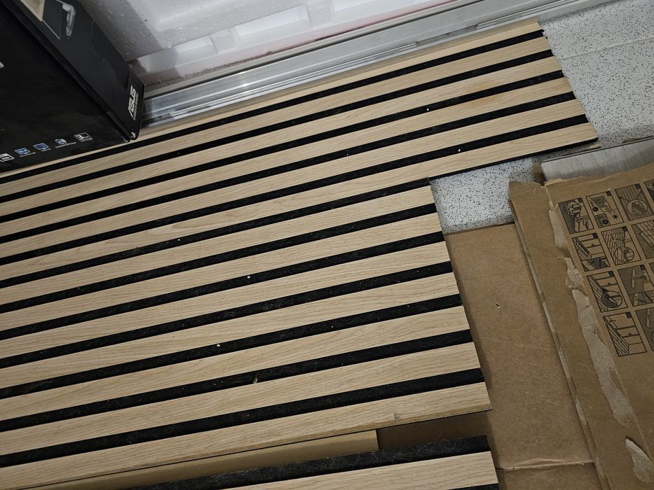 Painel Ripado em PVC  250cm x 30.5cm