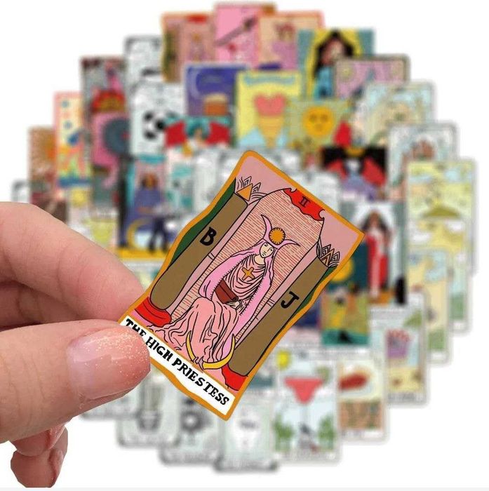 Наклейки стикеры "Таро: современная версия" (50 шт.)