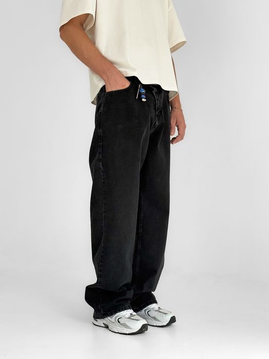 Джинси чоловічі широкі baggy jeans, штани баггі | Джинсы багги мужские широкие Джынсы беги в стиле 90 х реп ск8 Штаны rap pants sk8 y2k | Розмір M