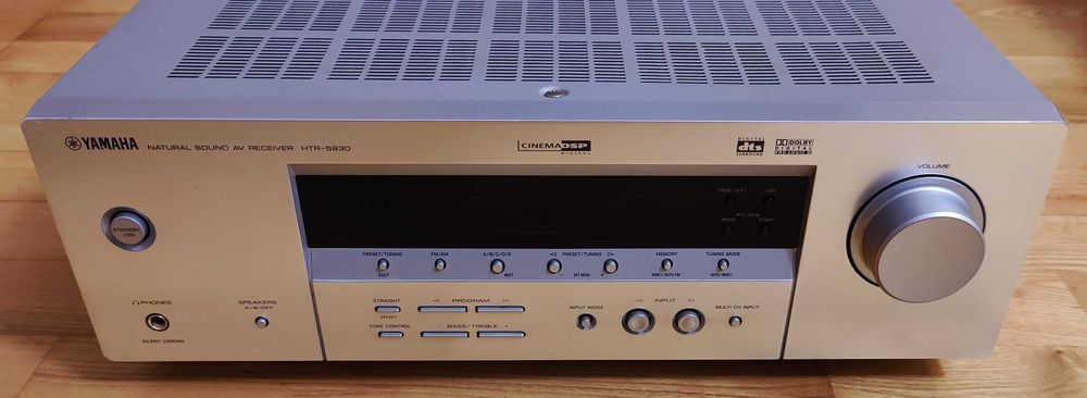 Yamaha HTR-5930 | Srebrna | Stan Igła | Oryginalny Pilot