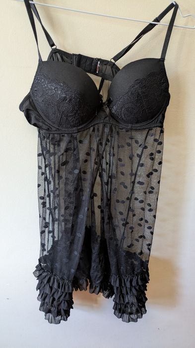 Camisa de dormir com caixa para o peito