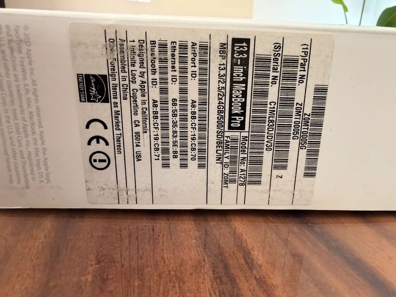 Apple MacBook Pro 13 2012