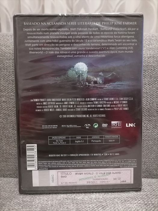Riverworld - O Vale das Almas (novo e selado)