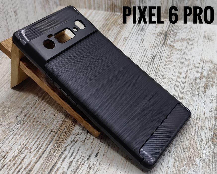 Чехол противоударный Carbon TPU на Pixel 7/ 7A/ 6 Pro  и др Чохол