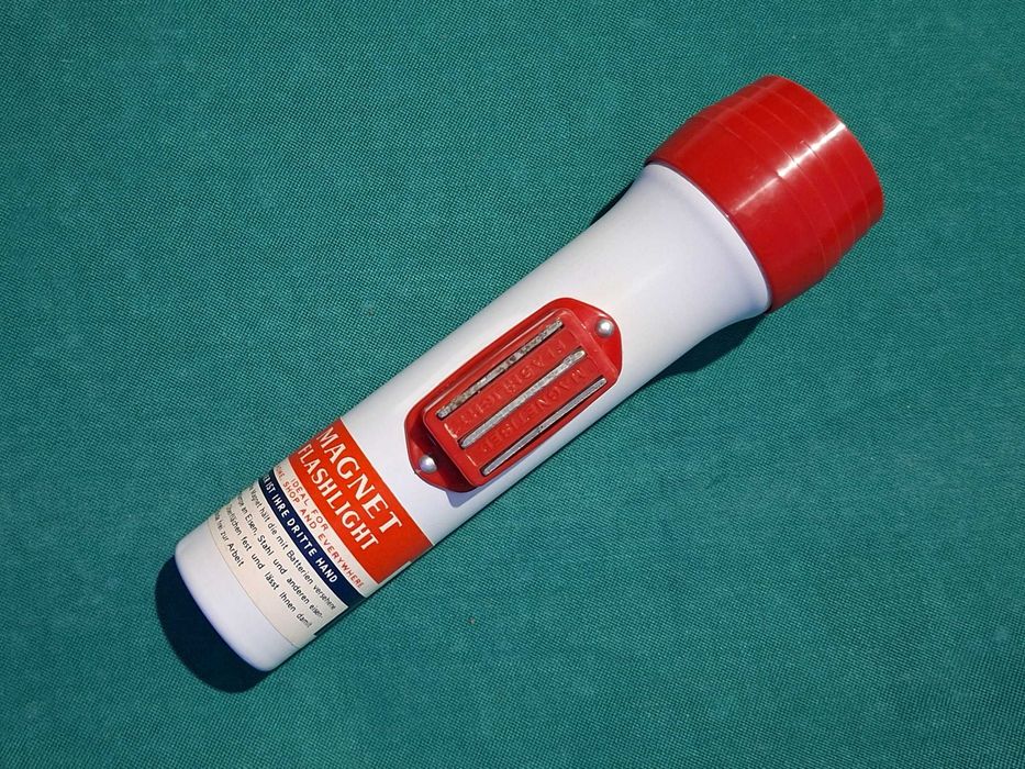 Lote de 4 Lanternas magnéticas, vintage, New Old Stock (NOS)