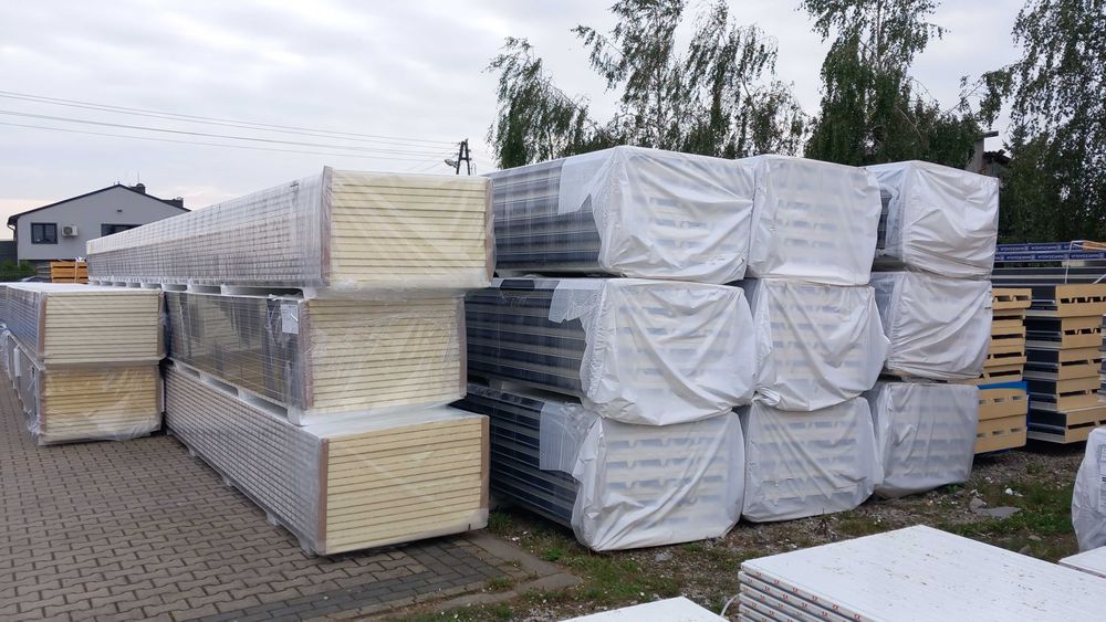 Płyta warstwowa dachowa I gat. 40 mm POD WYMIAR