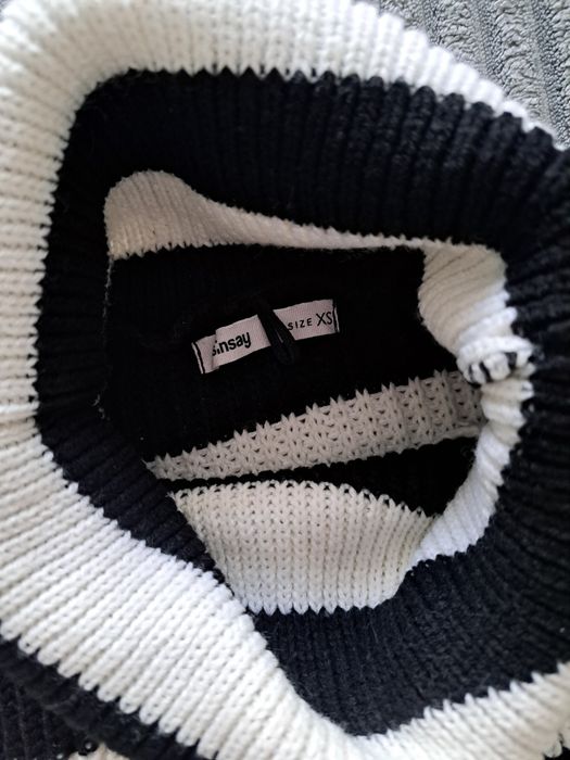 Sweter/golf w paski