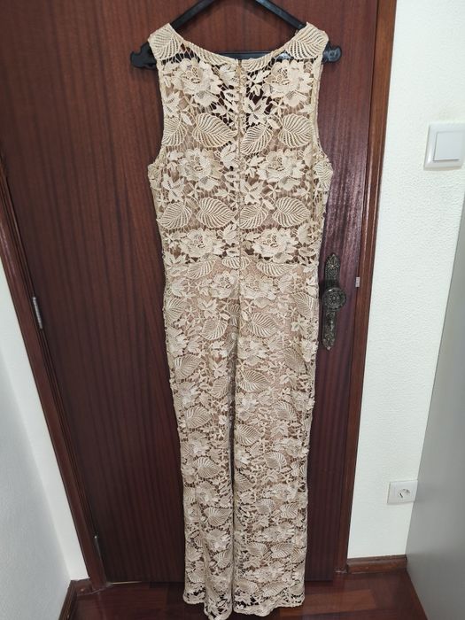 Vestido Sahoco champanhe S