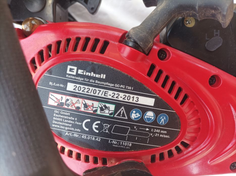 Motopodadora Einhell de 26cc