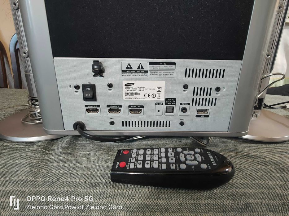 SAMSUNG 100% Sprawny System Soundbar 2.1 HW-E551 HDMI Bluetooth Pilot