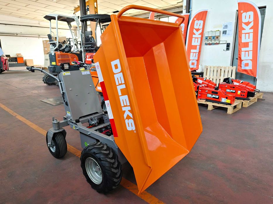 Mini Dumper elétrico XE500e - 1000W - caçamba basc. manual CARGA 500kg