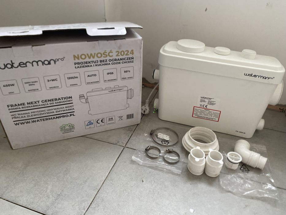Pompa do kuchni , lazienki , WC - WatermanPro Frame NG