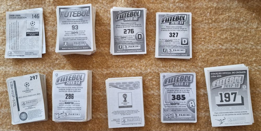 Cromos  antigos futebol