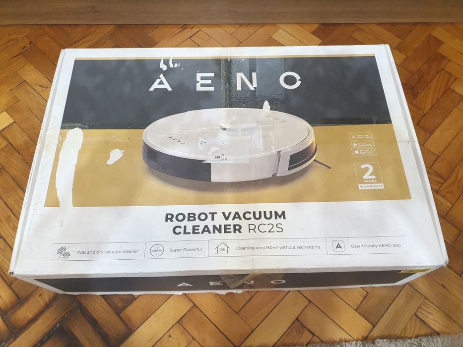 Робот пилосос AENO RC2S пилосмок wifi пылесос робот