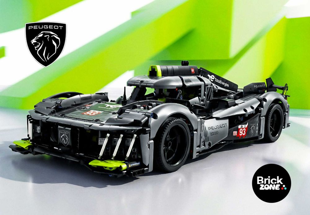‼️5 в 1‼️Lego Гіперкар Peugeot 9X8 24H Le Mans (42156) 1775 деталей