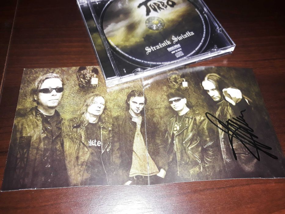 Turbo - Strażnik Światła CD Autografy kat sodom vader kreator stos dio