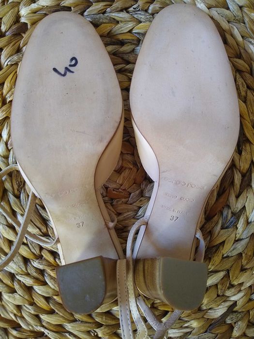 Sergio Rossi  Made in Italy Designerskie buty, 100% Skóra, Rozmiar 37