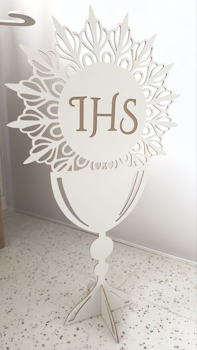 Kielich dekoracja na komunie