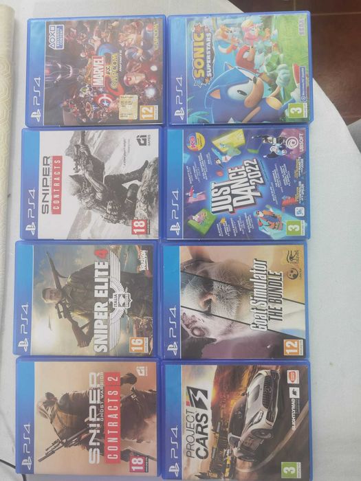 Jogos ps4/ps5  como novos