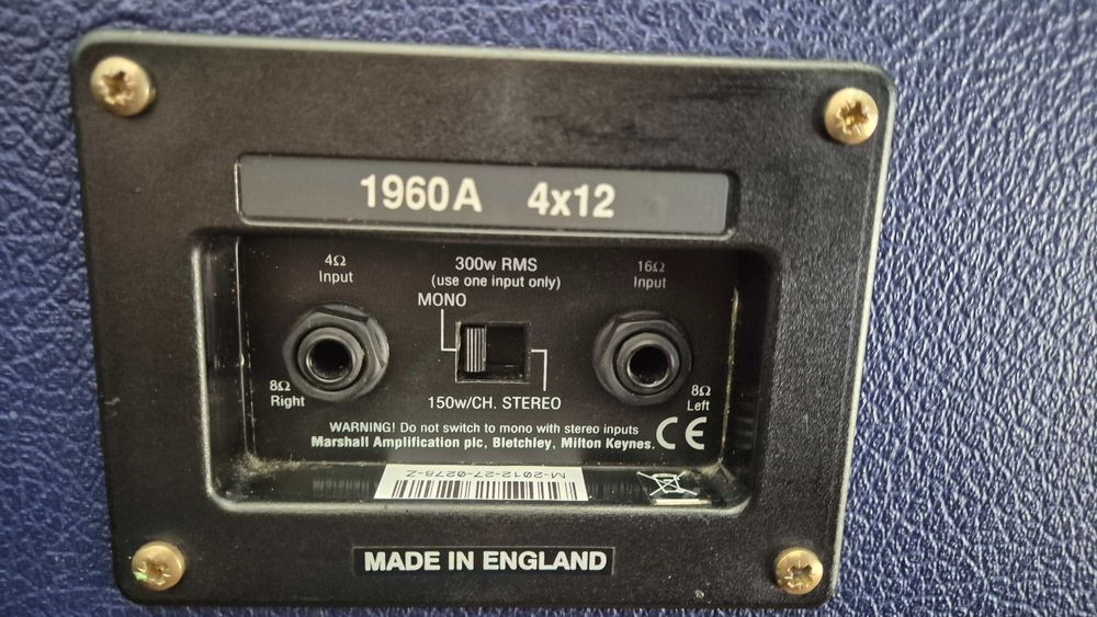 Marshall JVM410HJS + Coluna 1960