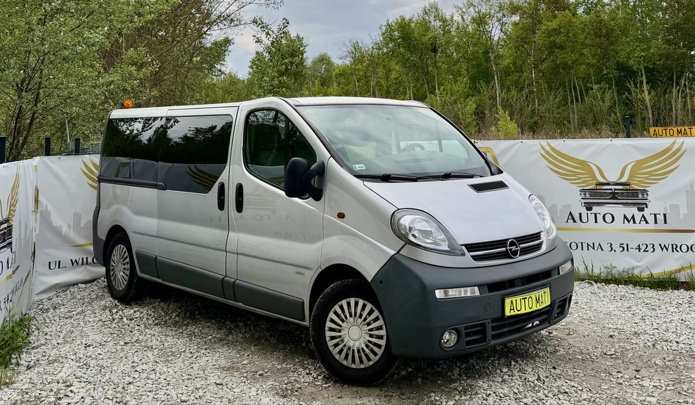 Opel Vivaro 2.5 CDTI # 9-Osob # 2006 # Klima # El.Szyby # Super Stan # Zamiana
