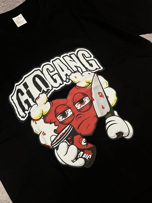 GLOGANG Tシャツ Glo Gang Font Logo Tee (Black)