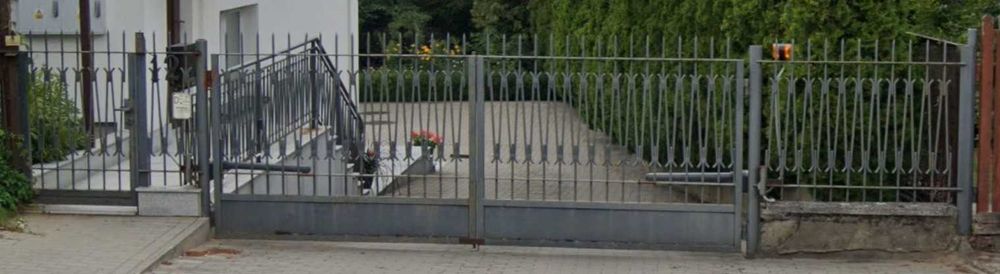 Stalowa brama wjazdowa + furtka