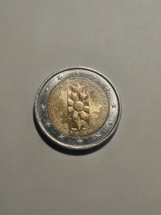 Moeda Comemorativa da Centáurea Azul de França