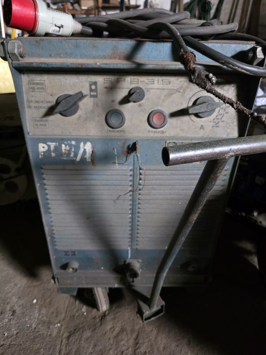 Spawarka prostownik spawalniczy Bester SPB-315 400A 380V kable siła