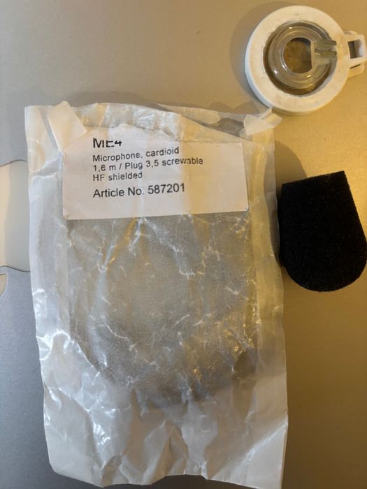 microfone sennheiser lapela