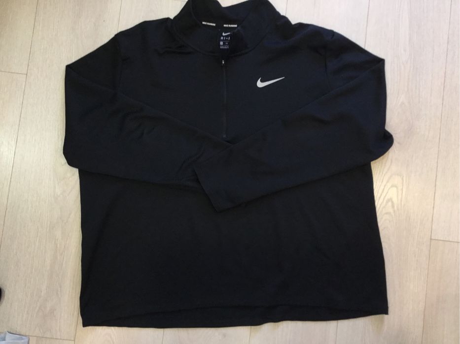 Продам зіп лонгслів кофту олімпійку Nike Running розмір XXL