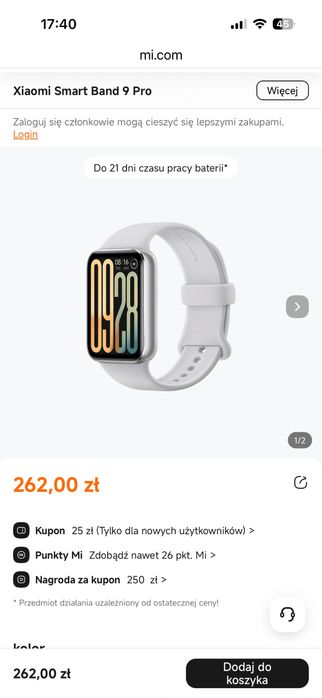 Xiaomi Smart Band 9 pro smartwatch opaska