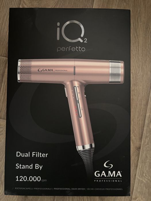 Фен професійний GAMA iQ 2 ROSE GOLD рожеве золото (PH6075.PK)
