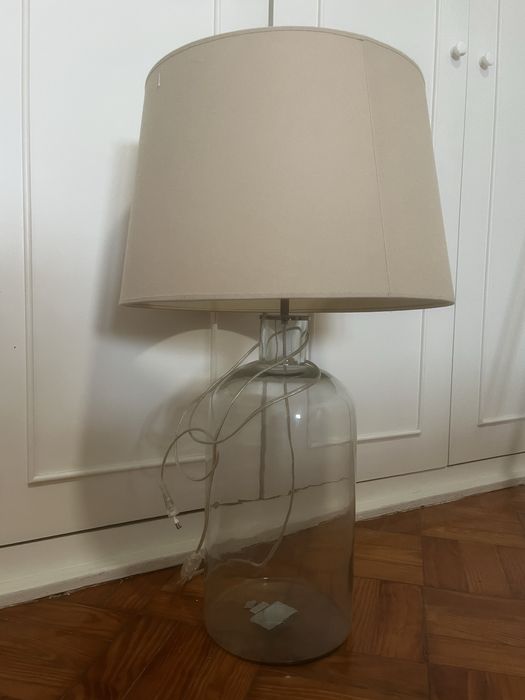 lampada beige grande