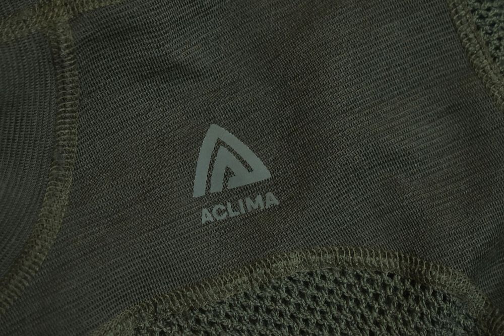 Aclima Woolnet Crewneck Siatowa Koszulka Męska Merino Wool L