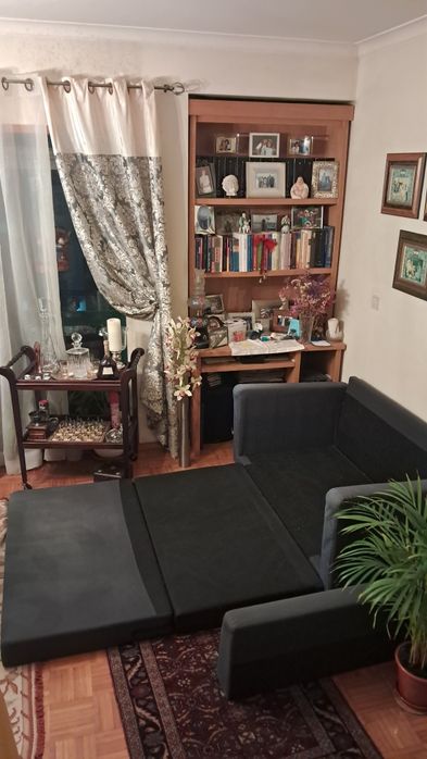 Sofá Cama Azul Escuro