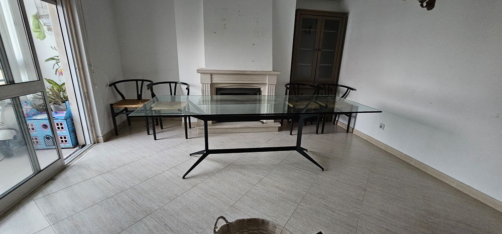 Mesa sala em vidro