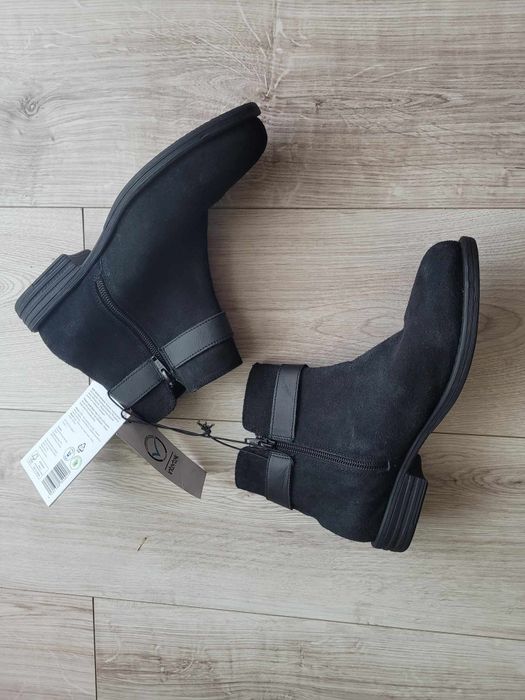 Botki ze skóry naturalnej r.38