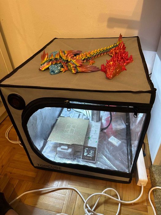 Bambu Lab A1 mini + obudowa (TOPCUBE) | Stan jak nowy | Gwarancja