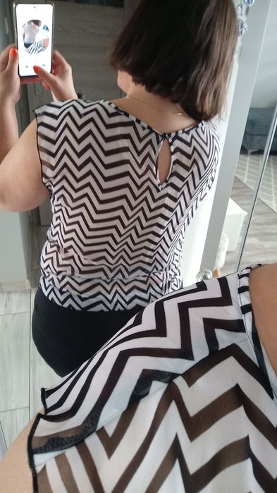 Sukienka mini z paskiem rozmiar L/XL